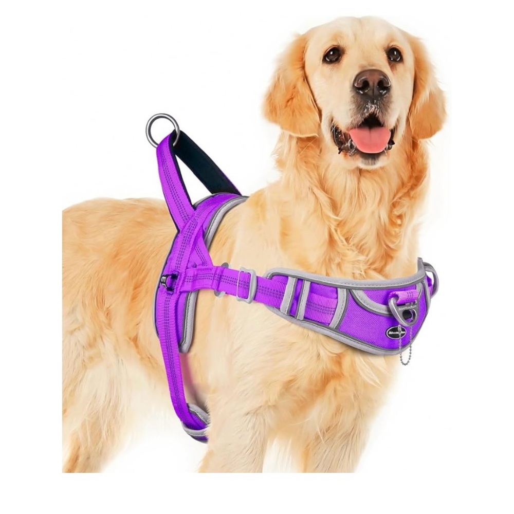 ADVENTUREMORE Dog Harness for Medium Dogs No Pull Adjustable Reflective Vest